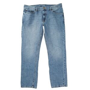 Mott & Bow Benson Slim Fit Jeans Men's 36x30 Blue Medium Wash Streetwear